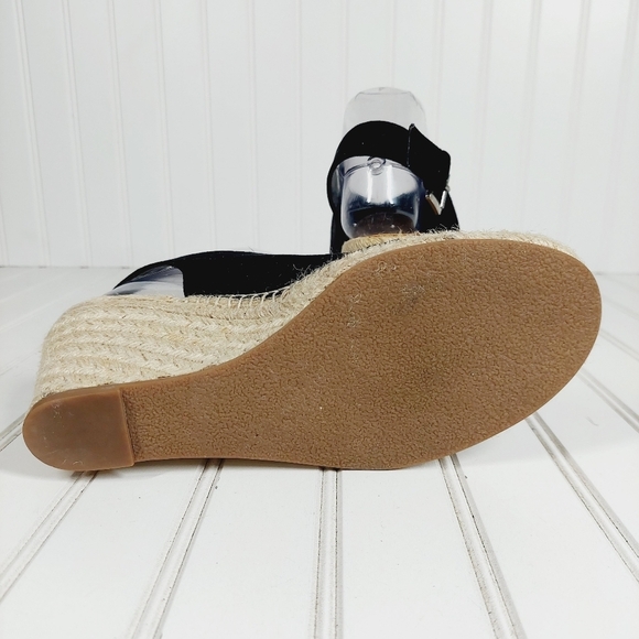 Crown Vintage  Shanie Faux Suede Espadrilles Wedges E923 - Picture 12 of 15